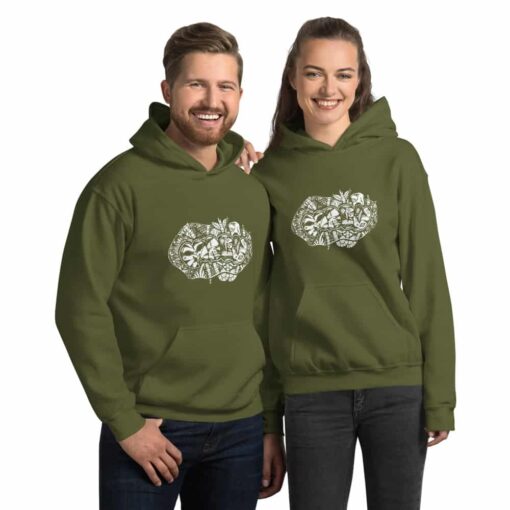 unisex heavy blend hoodie military green front 6173d5e0e2da6
