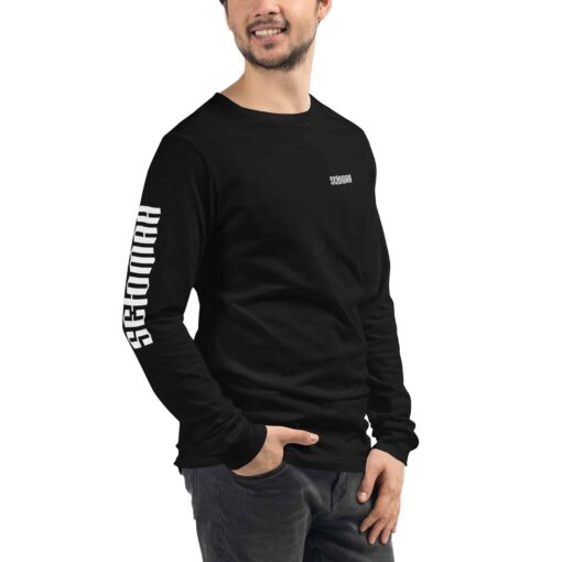 unisex long sleeve tee black right front 62b83b14de2cc