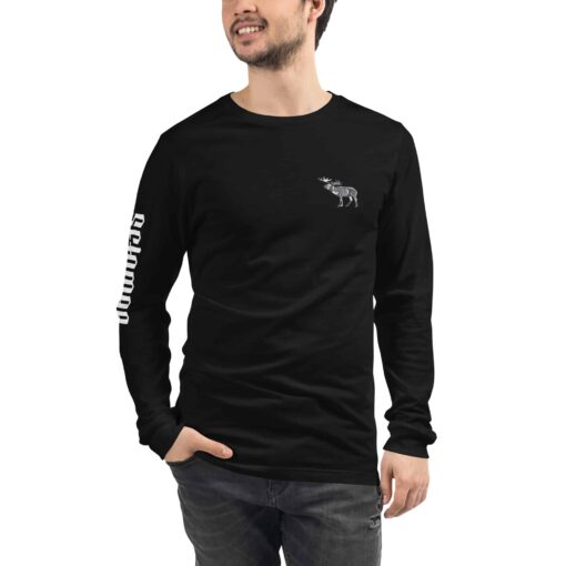 unisex long sleeve tee black front 637e0f88f2d1f