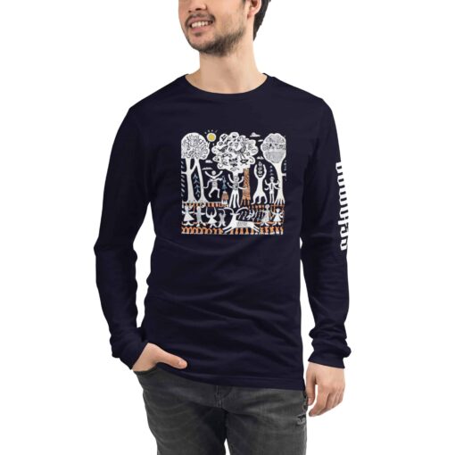 unisex long sleeve tee navy front 6378c3a8c0f70