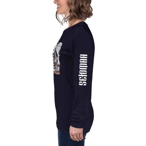 unisex long sleeve tee navy left 6378c3a8c218f