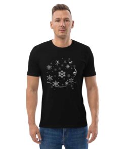 unisex organic cotton t shirt black front 2 6379fd370dcde