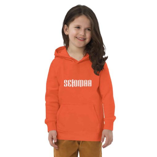 kids eco hoodie burnt orange front 63a3134ea0e3b